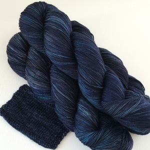 Merino 4 ply high twist - Indigo sea