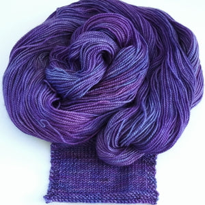 Merino 4 ply high twist - Gentian violet