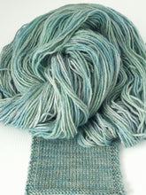 Load image into Gallery viewer, PRE-ORDER: Merino/Bamboo/Silk 4 ply - Sea glass