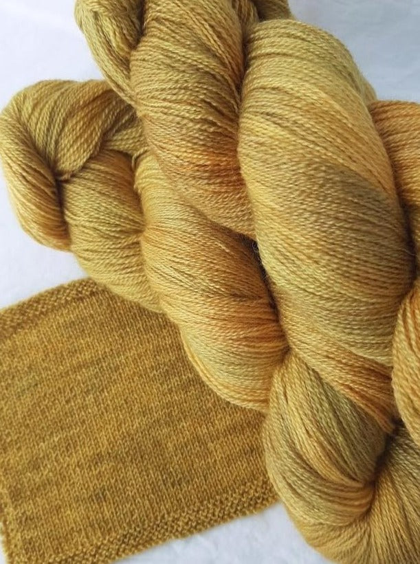 PRE-ORDER: BFL/Silk Lace - Old gold